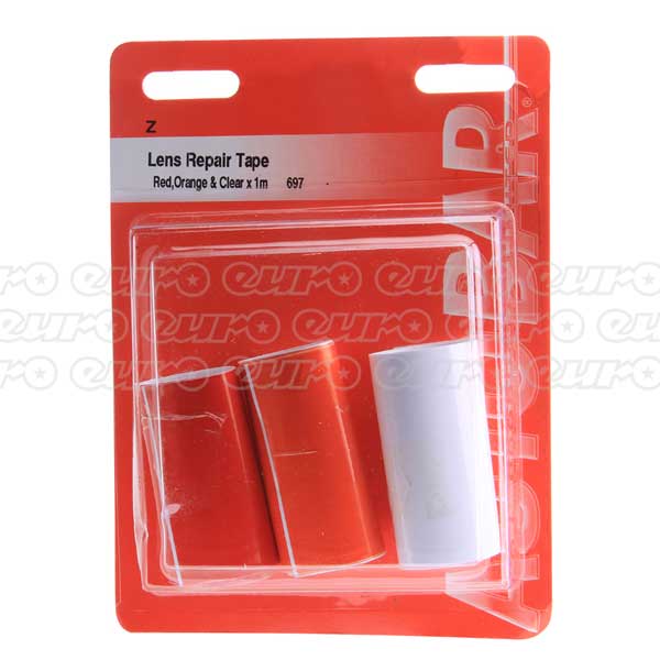 Lens Repair Tape - Red Orange Clear - 1mtr