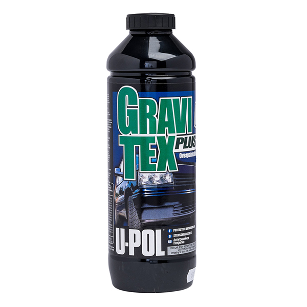 U-POL Gravitex Plus Grey HS Stone Chip Protector 1ltr