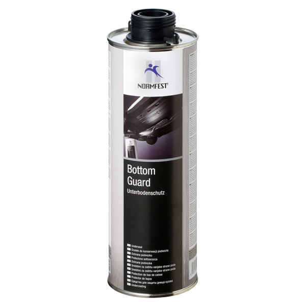 Normfest Bottom Guard - Underbody Protection (cannot be painted over), Black, 1000ml