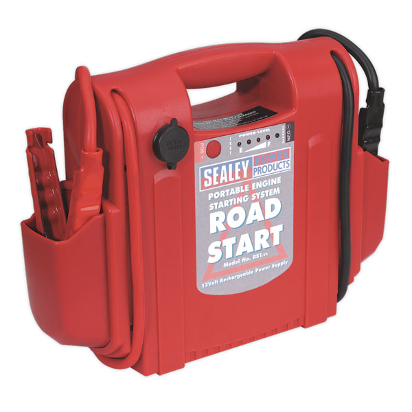 Sealey RS1 RoadStart Emergency Jump Starter 12V 1000 Peak Amps